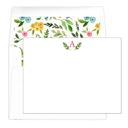 Two Sprigs Flat Note Cards